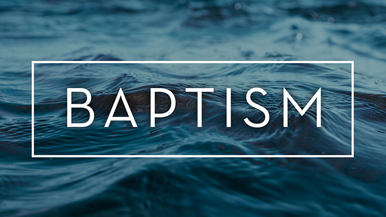 The Purpose Of Baptism
